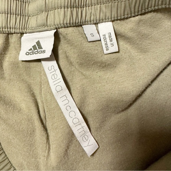 Stella McCartney x Adidas Khaki Tan Snap Up Cropped Pants - Picture 12 of 13